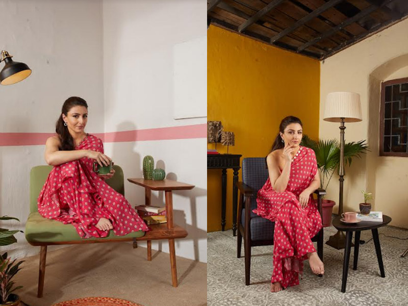 Actress Soha Ali Khan collaborates with Furnmill