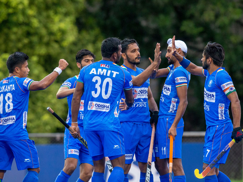 File image Indian Mens Hockey Team celebrate goal