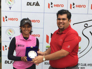 Pranavi Urs winner play off in the Hero WPGT