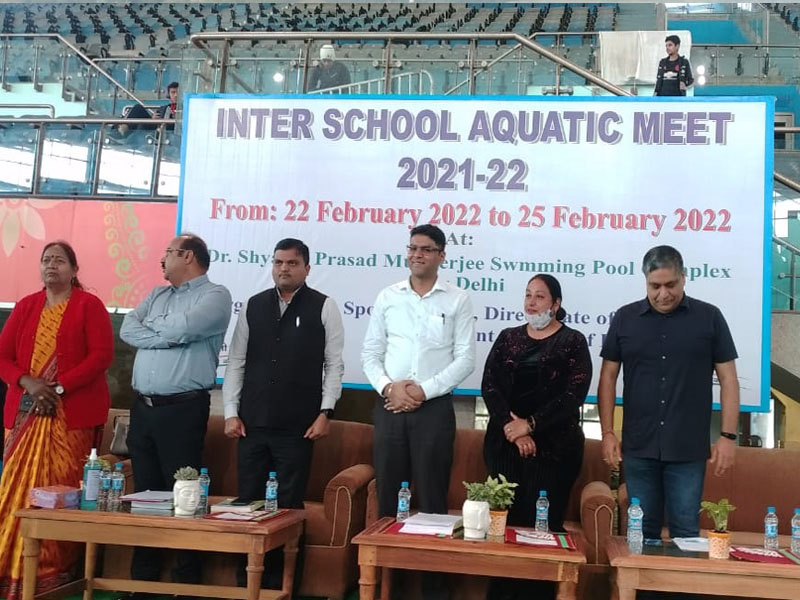 elhi Government Inter School Aquatics Marks the Revival of Aquatics