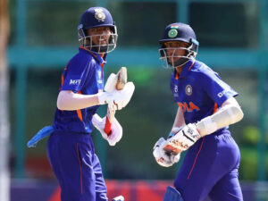 icc u 19 cricket world cup semi final india cruise past australia to reach fourth consecutive final