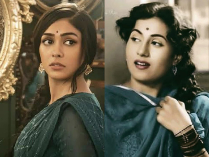 Mrunal Thakurs look from her next is inspired from Madhubala