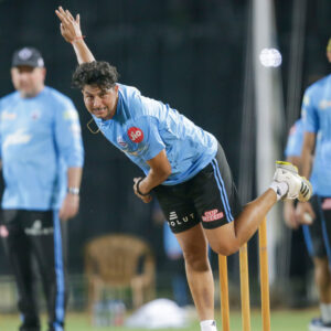 Delhi Capitals wrist spinner Kuldeep Yadav during training