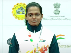 KIUG Bronze Medallist B Lakshmi