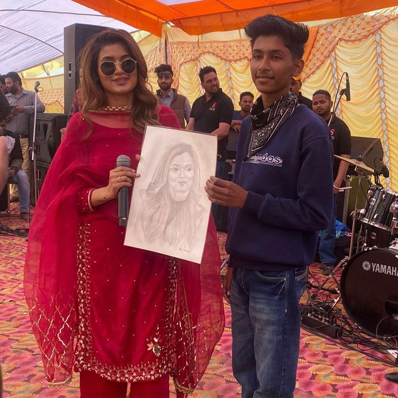 Pencil Art Of Punjabi Singer Jassi Gill  DesiPainterscom