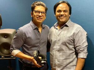 Singer Shaan and lyricist Aalok Shrivastav