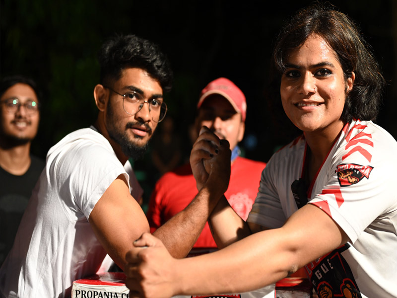 Womens Pro Panja star Chetna Sharma humbles IIT Mumbai in arm wrestling matches