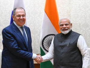 india ready to contribute to peace efforts pm modi tells russian foreign minister lavrov