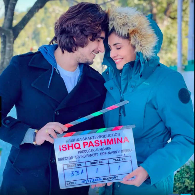 Malti Chahar in upcoming movie Ishq Pashmina with Bhavin Bhanushali