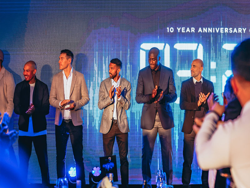 Manchester City Holds Day of Celebrations With Fans and Members of the 2011 12 Title winning Squad