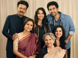 Manoj Bajpayees with Veteran actress Sharmila Tagore and Amol Paleka