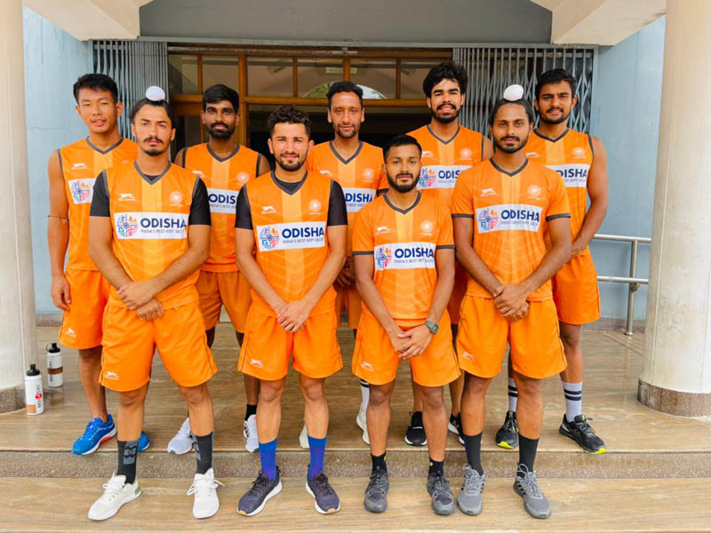 Nine member Indian Mens Team for the inaugural edition of Hero FIH Hockey 5s