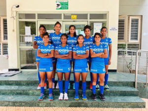 Nine member Indian Womens Team for the inaugural edition of FIH Hockey 5s