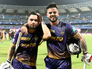 Nitish Rana Rinku Singh Guide Kolkata Knight Riders To 7 Wicket Win