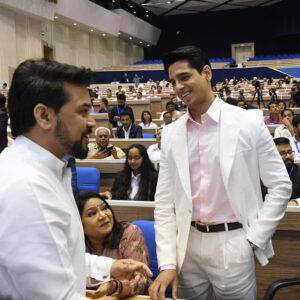 Sidharth Malhotra attended the grand launch of Modi@20