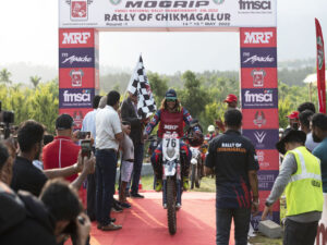 TVS Racing factory rider Aishwarya Pissay