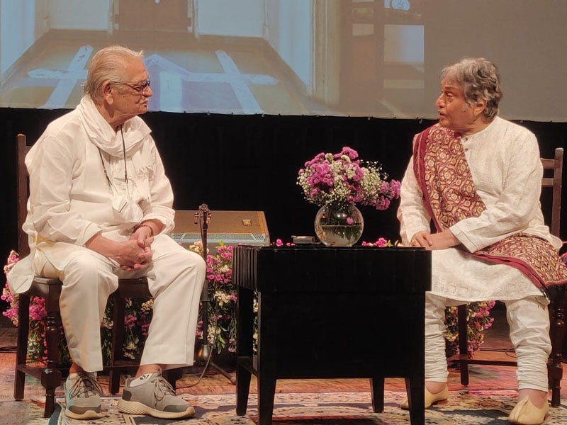 Ustad Amjad Khan Sahab Gulzar celebrate morning raagas at the Royal Opera House