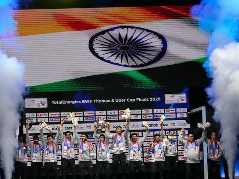 india beat indonesia 3 0 to lift maiden thomas cup trophy