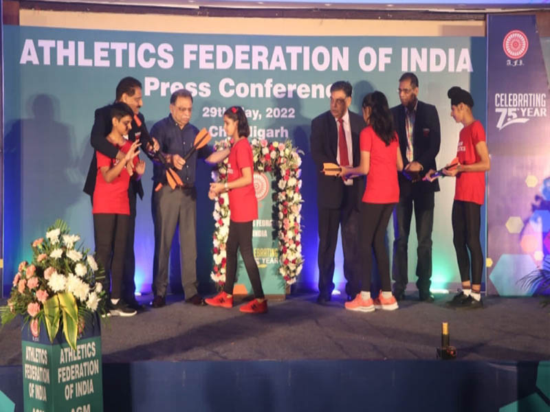 neeraj chopra launches kids javelin