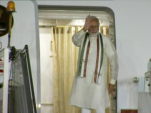 pm modi foreign visit pm modi leaves for the first foreign tour of the year 2022