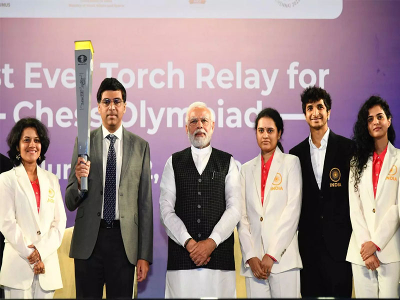 PM Modi launches first ever Chess Olympiad torch relay