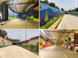 Pragati Maidan tunnel in Delhi