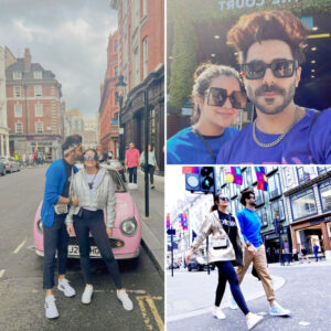 Aparshakti Khurana enjoys quality time with wife Aakriti Ahuja in London