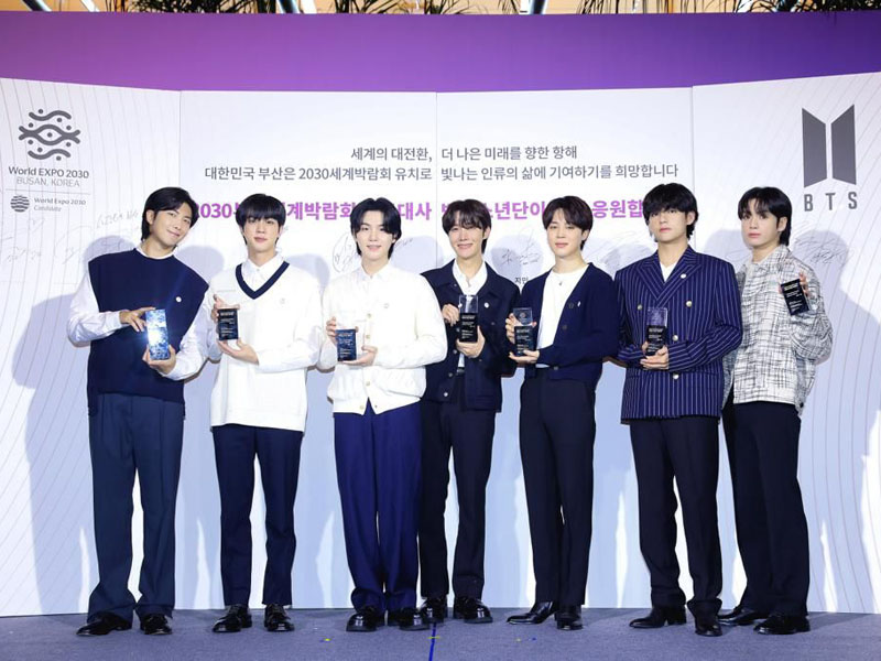 BTS Officially Appointed Ambassadors for World Expo 2030 Busan