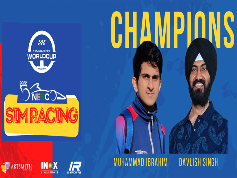 Ibrahim and Davlish to represent India at inaugural Sim Racing World Cup