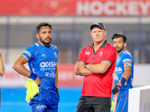 Indian Mens Hockey Team Captain Manpreet Singh Chief Coach Graham Reid