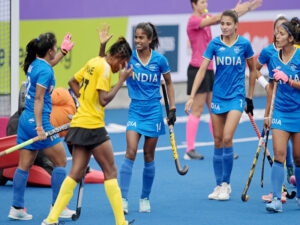 Indian Womens Hockey Team beat Ghana 5 0
