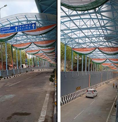 benito juarez underpass inaugurated in delhi 1