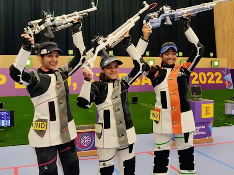 issf world cup 2022 baku india results 10m air rifle team