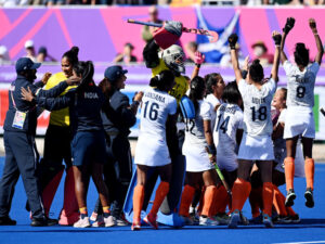 Indian Womens Hockey Team in Action