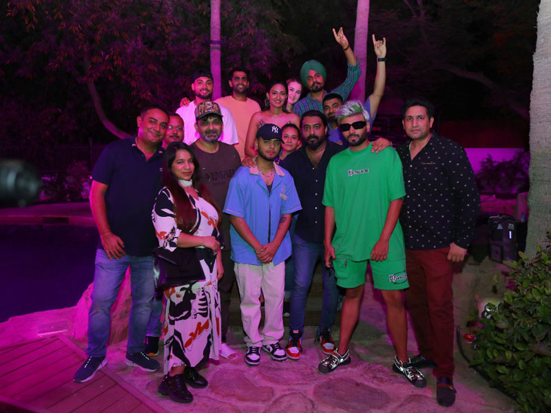 Jason Derulo Urvashi Rautela Dj Shadow Harnoor and Erica Fernandes complete song shoot for 7Sense