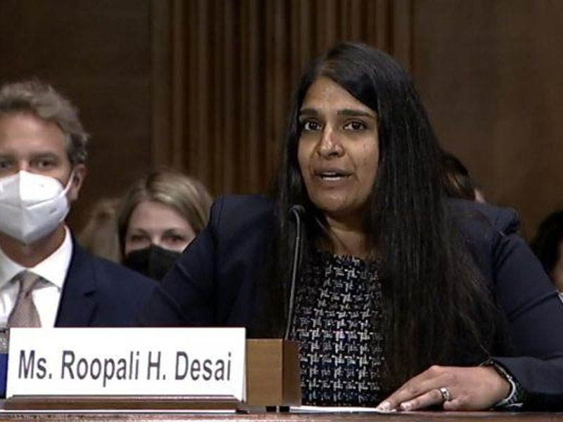 Roopali Desai as the first Indian American judge