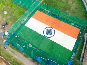 WayCool creates 7500 sqft tricolor with fresh vegetables