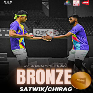 badminton bronzed indians satwik chirag