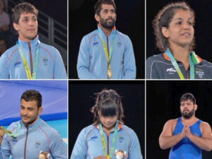 indian wrestlers 12 medals cwg 2022