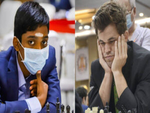 praggnanandhaa beats world champion magnus carlsen