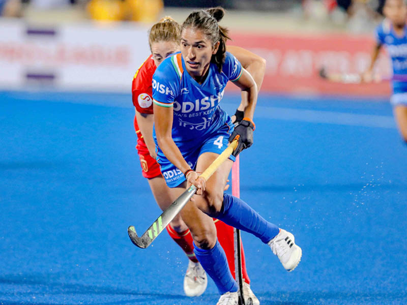 Indian Womens Hockey Team Midfielder Monika