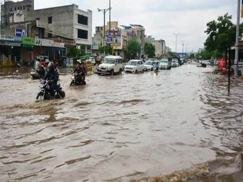 heavy rain disrupts normal life in up claims several lives in western part of the stat