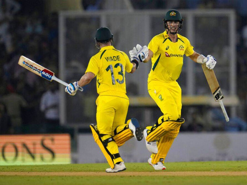 ind vs aus 1st t20i cameron green matthew wade