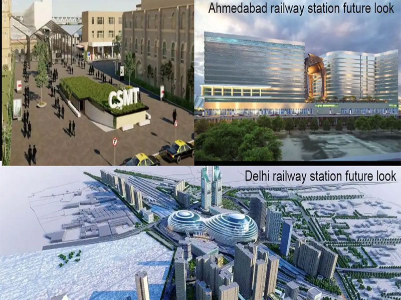 railways to redevelop new delhi ahmedabad and mumbai cst station