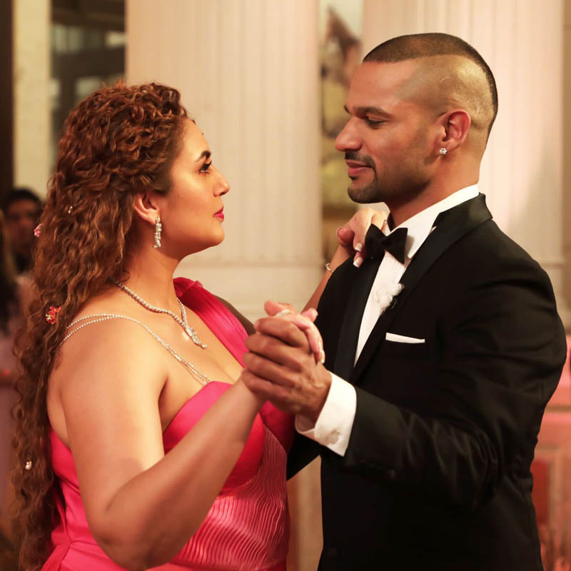 Huma Qureshi and Shikhar Dhawan in Double Xl