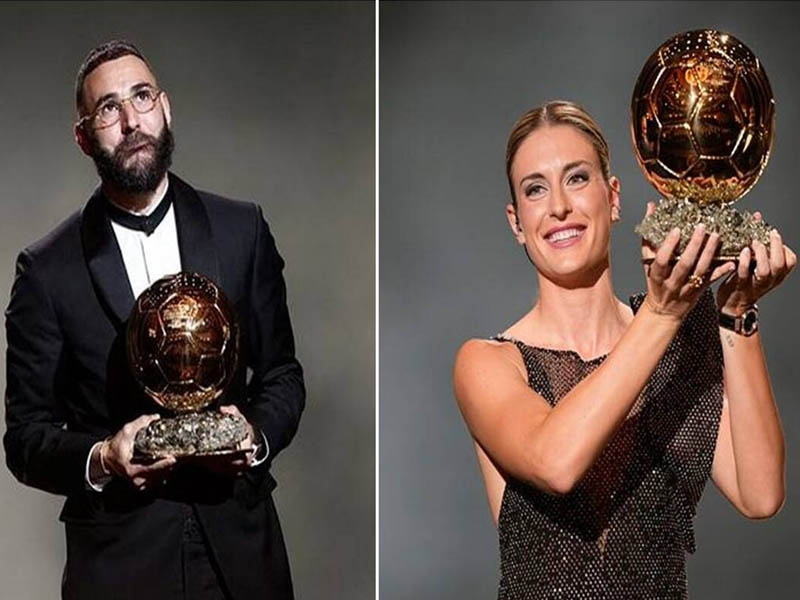 Karim Benzema and Alexia Putellas win Ballon dOr awards