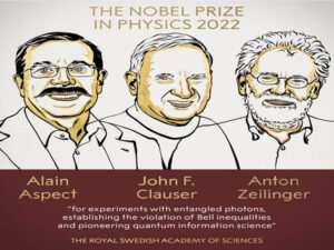 Nobel for Physics to be shared by three scientists for their work on quantum mechanics