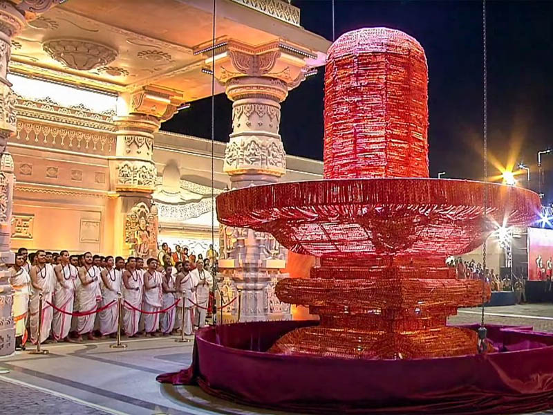 Prime Minister Narendra Modi inaugurates Shri Mahakal Lok complex at Mahakaleshwar Temple at Ujjain