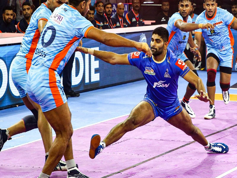 haryana steelers steal show with emphatic win in first match to down bengal warriors