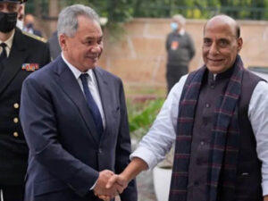 russian defence minister talks to rajnath singh